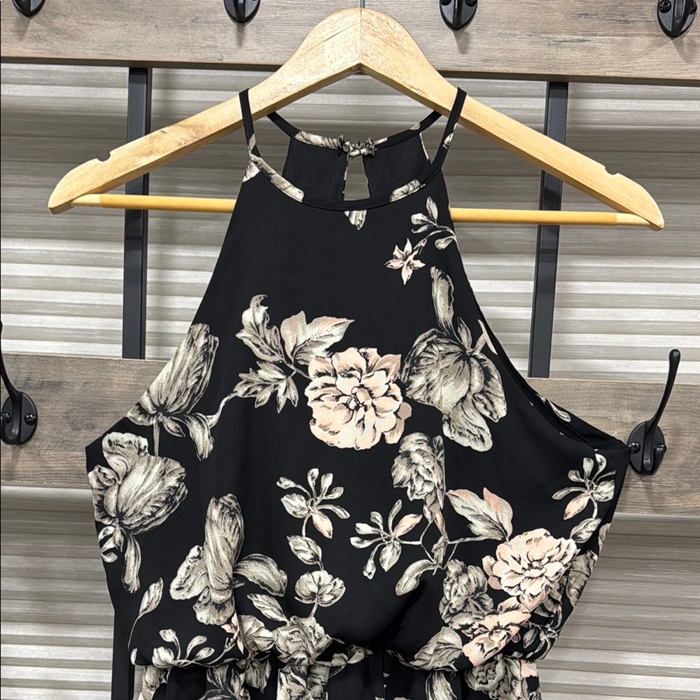 Floral Halter Dress